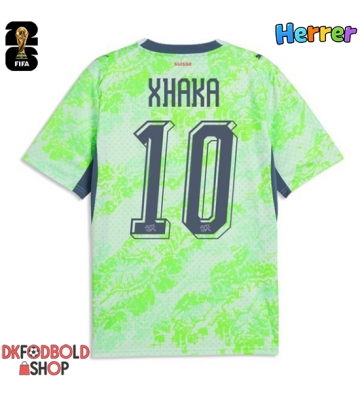 Schweiz Granit Xhaka #10 Udebanetrøje VM 2026 Kort ærmer